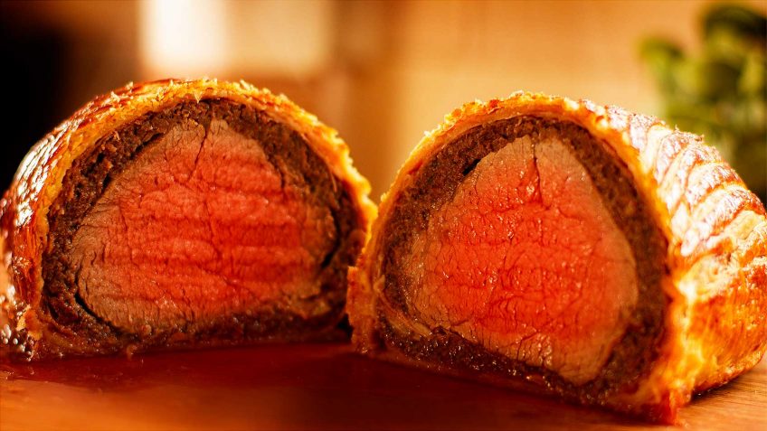 Beef wellington recipe with an Italian twist